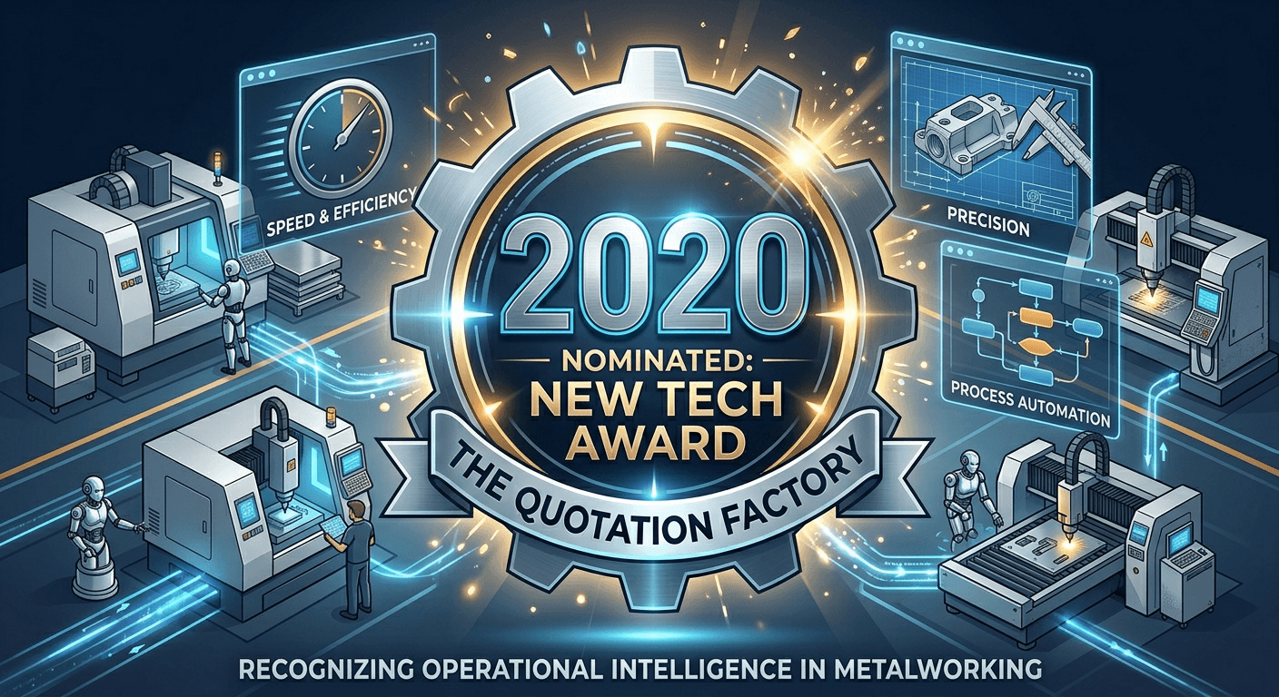 De Quotation Factory is genomineerd voor de NEW TECH AWARD 2020