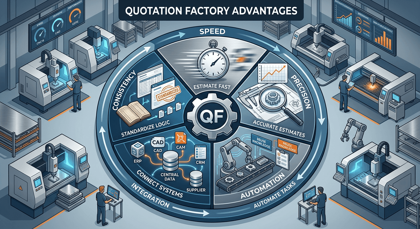 5 voordelen van de Quotation Factory - Offreren en calculeren binnen de metaalindustrie kan sneller